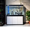 中大型鱼缸水族箱，客厅家用超白玻璃生态下过滤鱼缸