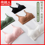 南极人内衣女胸罩美背薄款聚拢背心无痕透气运动少女文胸无钢圈DF