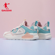 中国乔丹女鞋跑步鞋女2024夏季运动鞋轻便减震网面透气休闲鞋