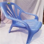 塑料加厚靠午沙滩椅躺椅，休闲躺塑胶高背，扶手n椅大排档塑料椅椅背