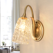 美式卧室壁灯床头灯法式轻奢欧式复古高级客厅墙壁灯全铜灯具