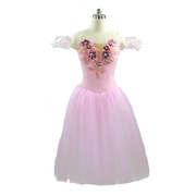 成人款专业芭蕾舞长裙量身定制浅粉色仙女，连体5层软纱裙浪漫系列