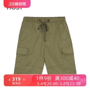 most男装军绿色工装短裤，男夏潮流运动宽松直筒休闲裤c205205001