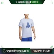 日本直邮日本直邮Nike 印花圆领套头运动短袖T恤 男款 浅蓝色