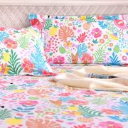 粗布可爱床单儿童床单单件 加厚老粗布床单卡通棉布料小学生床单