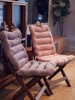 实木椅子坐垫卡通可折叠靠垫，一体式椅子垫屁垫冬季凳子垫护腰靠背