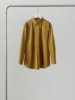 新中式原创设计刺绣衬衫姜黄色(姜黄色，)施华洛水晶高支棉