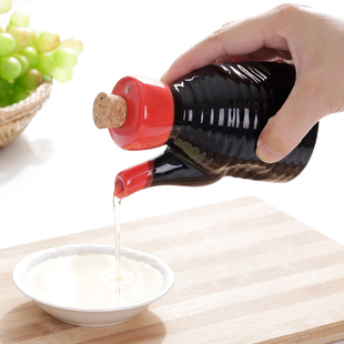 油壶防漏陶瓷油瓶中式家用调味酱油香油，小醋瓶罐厨房用品酱醋酒壶
