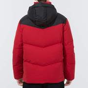 添柏岚红色羽绒服连帽外套男装2022冬季运动服保暖夹克A2G9G