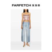 Levi'S李维斯女士Baggy Dad 中腰露踝牛仔裤FARFETCH发发奇