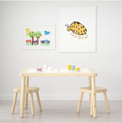 IKEA宜家家具国内福丽萨特 儿童桌 学习桌 福丽萨特 儿童凳