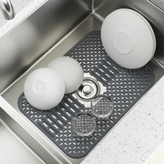 硅胶镂空垫厨房水槽垫沥水，板洗碗槽防滑垫多功能，隔热垫加厚碗盘垫