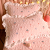48x74cm冬季加厚牛奶珊瑚绒枕套一对装网红款高端毛绒枕头套单个