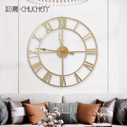 欧式创意家用挂钟北欧轻奢钟表餐厅客厅家用时尚艺术挂表卧室时钟