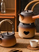 围炉煮茶炭火炉煮茶壶，罐罐茶室内家用全套，陶壶明火碳火烤茶烧水壶