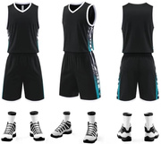 篮球服套装男定制夏季比赛训练队服一套儿童球服女蓝球衣服印字