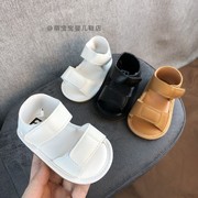 夏季凉鞋男女宝宝01岁新生婴儿软胶底鞋防滑婴儿鞋透气学步鞋子
