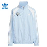 adidas阿迪达斯三叶草大童JK WV WB运动健身夹克外套JV5175