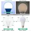 谦润照明LED灯泡家用3W塑包铝球泡灯12W15W高亮环保220V节能灯E14