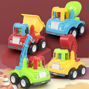 儿童玩具车男孩，惯性小汽车工程车1-2-3周岁，宝宝益智玩具回力套装