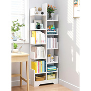 落地书架靠墙家用小书柜子省空间学生多层儿童，简易置物架简约现代