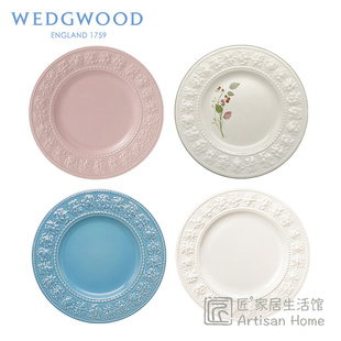 欢愉假日陶瓷餐盘欧式西餐盘菜盘家用进口浮雕盘子