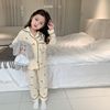 儿童睡衣春秋长袖女童洋气甜美可爱公主风宝宝家居服两件套装