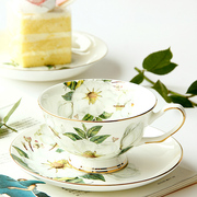轻奢骨瓷茶杯英式下午茶茶具套装咖啡杯简约欧式奢华杯碟陶瓷精致