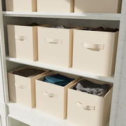 一物一家日式家用无纺布收纳箱布艺整理箱衣柜可折叠衣服储物箱