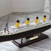 小号手拼装舰船模型泰坦尼克号，成人组装船模，电动中学生手工课作业