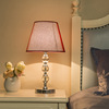欧式水晶台灯卧室床头灯现代简约简欧客厅酒店创意浪漫结婚遥控