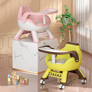 宝宝吃饭桌餐椅凳子婴儿童椅子家用塑料靠背座椅叫叫小板凳多功能
