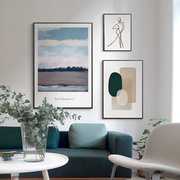 美森映象 现代简约客厅装饰画北欧餐厅挂画组合画家居创意抽象画