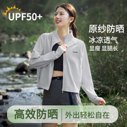 UPF50+防晒衣女夏季薄款防紫外线透气冰丝防晒服罩衫外套立领开衫