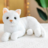 仿真小猫咪公仔毛绒玩具小花趴猫白猫摆件儿童玩偶抱枕床上男女孩