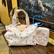 香港迪士尼玲娜贝儿可套拉杆箱，便携可折叠旅行袋行李单肩托特包