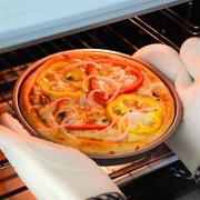 金色不沾披萨烤盘689寸圆形pizza比萨，盘家用烘焙模具套装烤箱用
