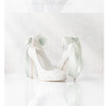 2023春季日系maylaclassic同款白色，丝带甜美高跟鞋，蕾丝婚鞋