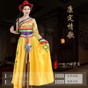 康定情歌少数民族舞台演出服装大摆裙藏族舞蹈表演服装摄影