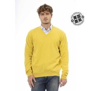 Sergio Tacchini 男式羊毛毛衣 - 黄色 美国奥莱直发