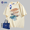 NASA联名夏季情侣百搭潮牌印花纯棉户外短袖T恤04
