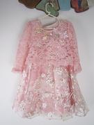 pink mary粉红玛琍/粉红玛丽 小童纱裙连衣裙两件套PMAES5605标齐
