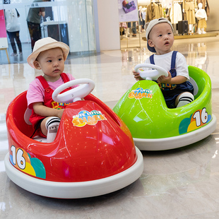 婴儿童电动车宝宝四轮汽车带，遥控碰碰车可坐瓦力，车360°度可旋转