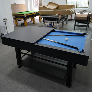 餐桌台球桌家用室内家庭美式多功能桌球台乒乓球饭桌学习工作一体