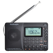 V-115收音机 老人便携式调频插卡外放随声听 全波段收音录音机