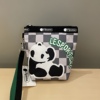 熊猫Panda系列化妆包可爱卡通收纳包彩妆口红包手拎包L204