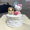 Hello Kitty甜心小熊首饰盒收纳盒戒指盒摆件结婚儿童生日礼物