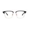 V牌眼镜框男半框商务时尚配散光板材加金属近视眼镜架成品V9702