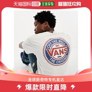 香港直邮潮奢 Vans 男士Vans 经典棋盘格纹T恤(燕麦色)