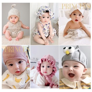 新生宝宝图片墙贴画婴儿照片海报孕妇漂亮女孩大眼睛萌娃宝宝画报